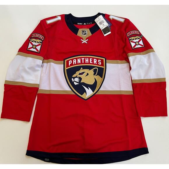 Adidas Florida Panthers Jonathan Huberdeau Jersey HB6672 Men's Size 44 - Picture 9 of 11